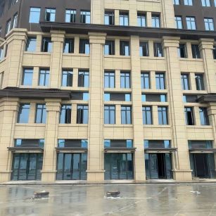 呼伦贝尔 黄金麻花岗岩荔枝面小区外墙干挂