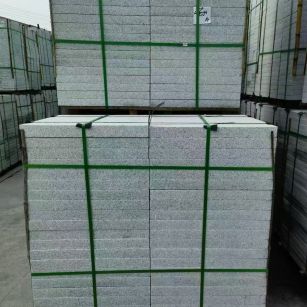 呼伦贝尔 芝麻白火烧，园林广场市政工程地铺石，1.8~5.0厚均有现货
