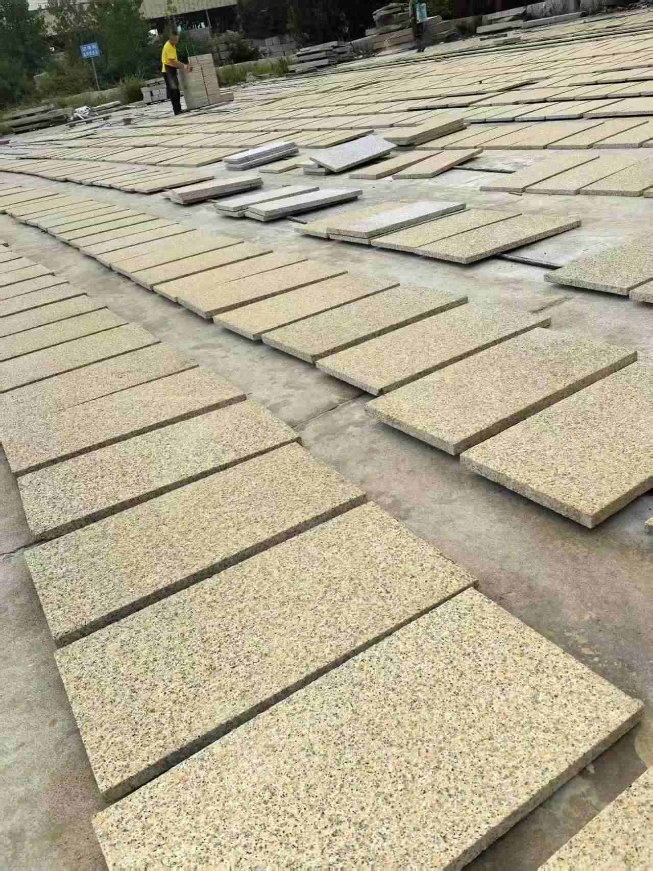 呼伦贝尔 黄金麻荔枝地铺石面排板