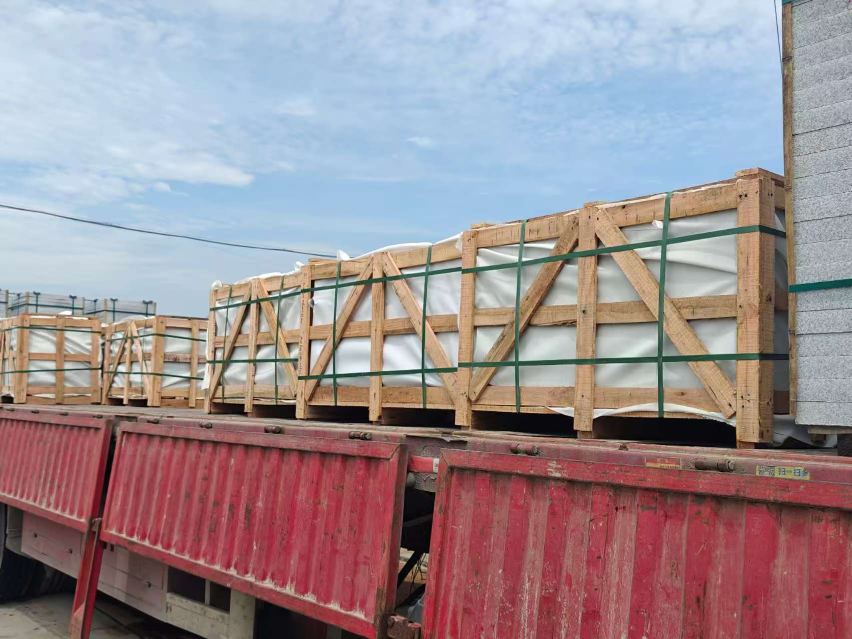 呼伦贝尔 芝麻白花岗岩地铺石出口专车-泰国游